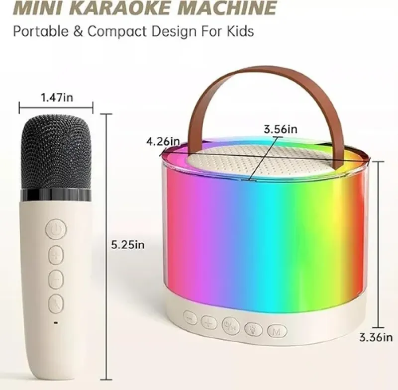 Comprar Karaoke Ninos Doble Microfono en Electroshopy - Ángulo 3